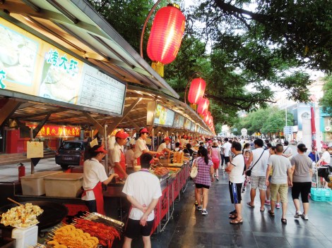 Food stalls at Wangfujing Snack Street-where-to-eat-beijing-china-street-food