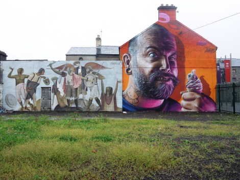 Across the street from King John's Castle.