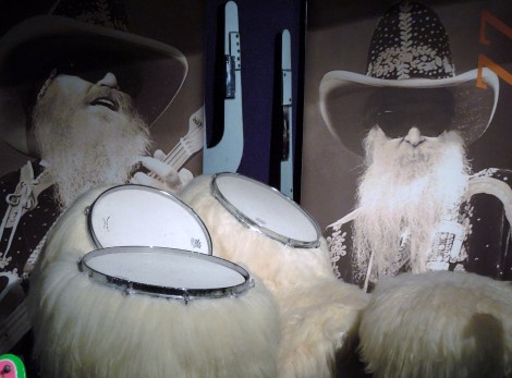 ZZ Top's furry drums