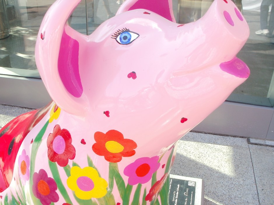 The Pink Blur of Pigs Racing By | Browsing The Atlas