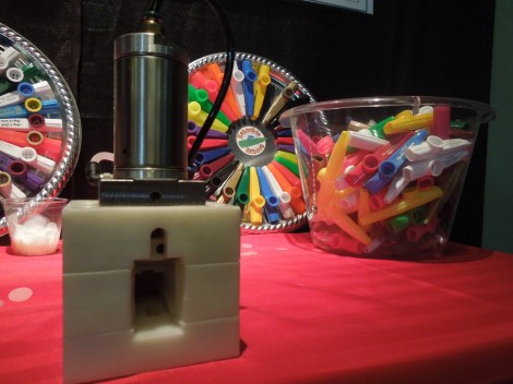 The resonator machine, small circle resins, and kazoos.