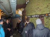 Going down into the bunker