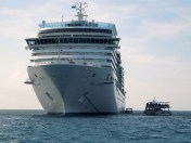 This is actually a smaller cruise ship than most!