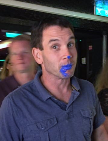 I think this is as blue as my husband is going to get.