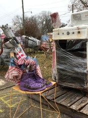 Recycled art-appliances at the Heidelberg Project