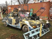 Recycled art-appliances at the Heidelberg Project