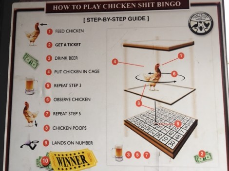 What-is-chicken-shit-bingo? Instructions for playing chicken shit bingo