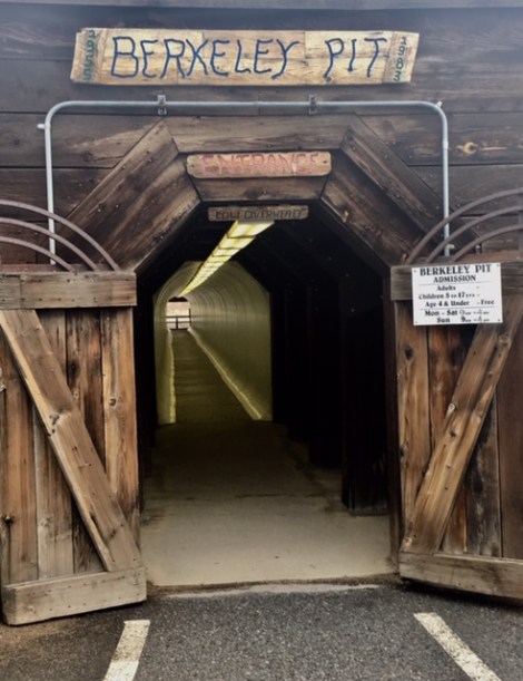 Entrance to the Berkeley Pit Viewing Platform
