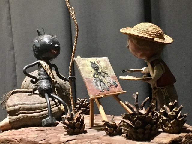 Devil Museum sculpture painting