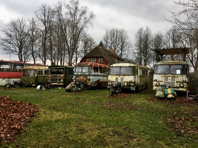 Buses, motorcycles and more Soviet vehicles