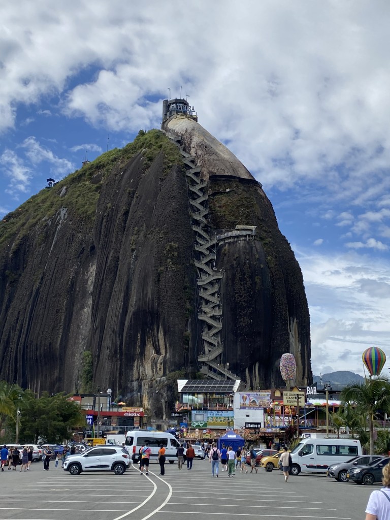La Piedra del Peñol Guatape Rock stairs