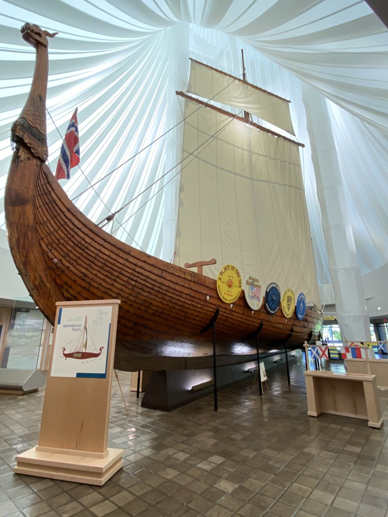 The Hjemkomst Viking ship